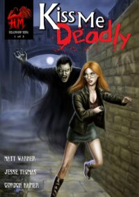 Cover art for Kiss Me Deadly Issue 1, created by Gordon Napier